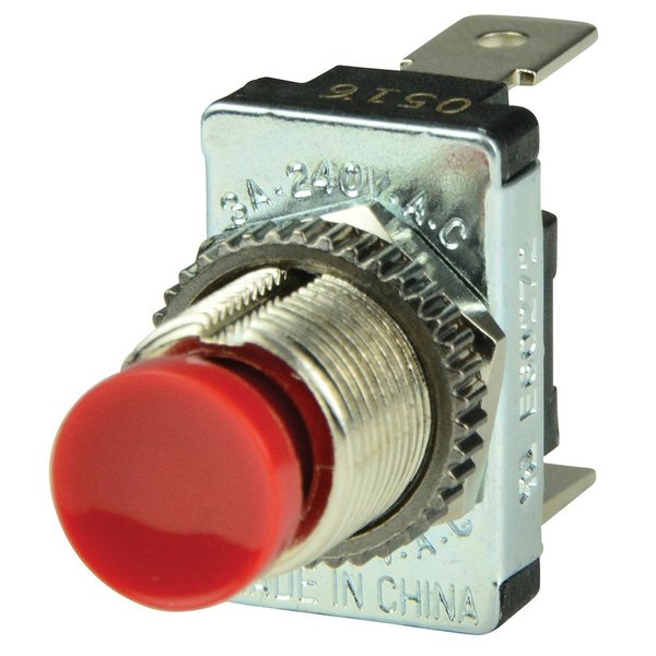 Bep Marine BEP Red SPST Momentary Contact Switch - OFF/ON 1001401